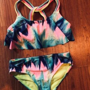 Girls two piece swim suit